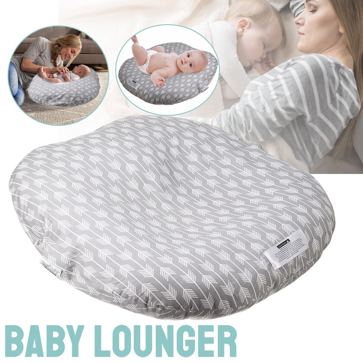 Baby Nest Pillow Set Newborn Babies Bassinet For Lounger Pod Cot Bed Sleeping