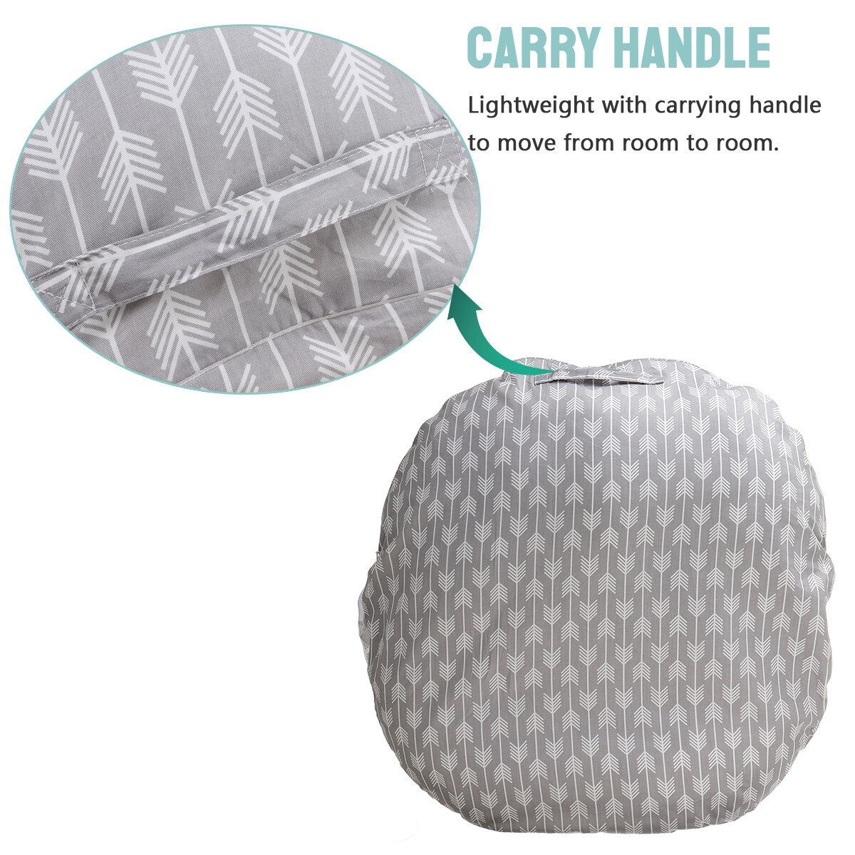 Baby Nest Pillow Set Newborn Babies Bassinet For Lounger Pod Cot Bed Sleeping