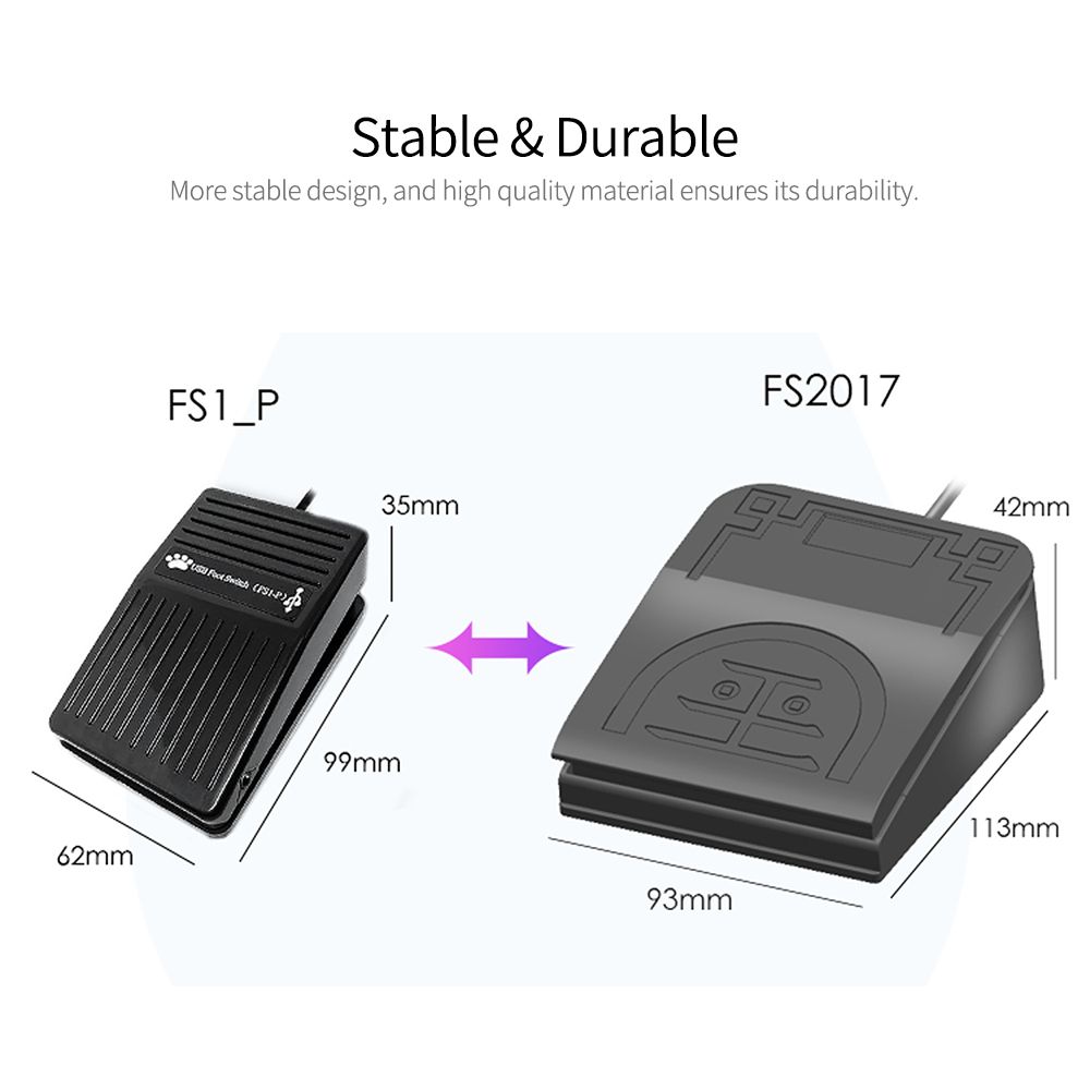 FS2017U1 Foot Switch Control Key Customized Computer