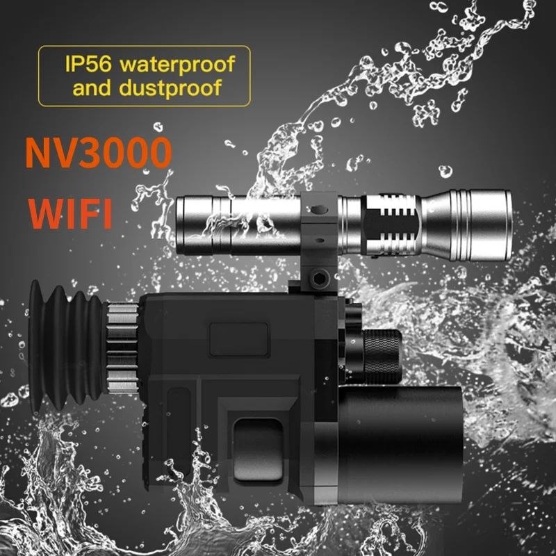 NV-3000 Infrared Monocular Night Vision Telescope WiFi 1080P HD Cameras With Laser Light Photography Videoing