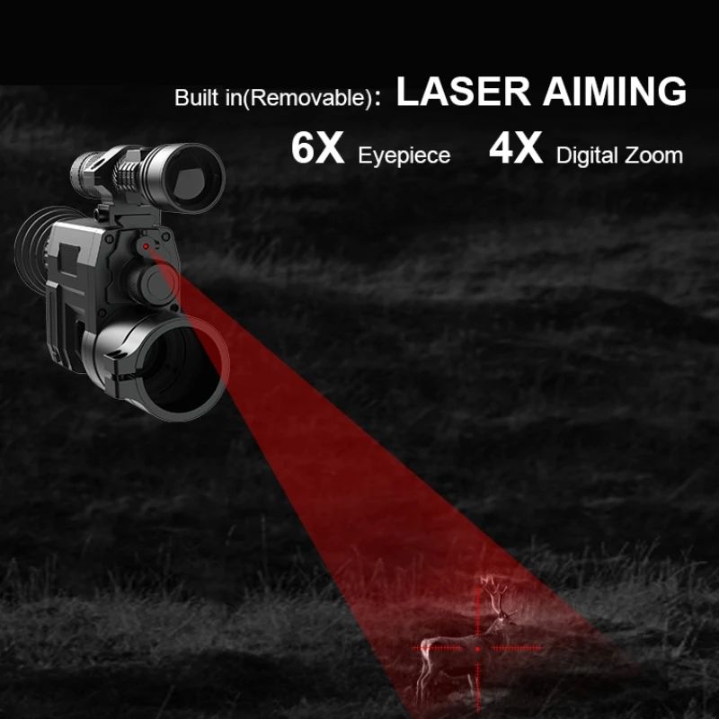 NV-3000 Infrared Monocular Night Vision Telescope WiFi 1080P HD Cameras With Laser Light Photography Videoing