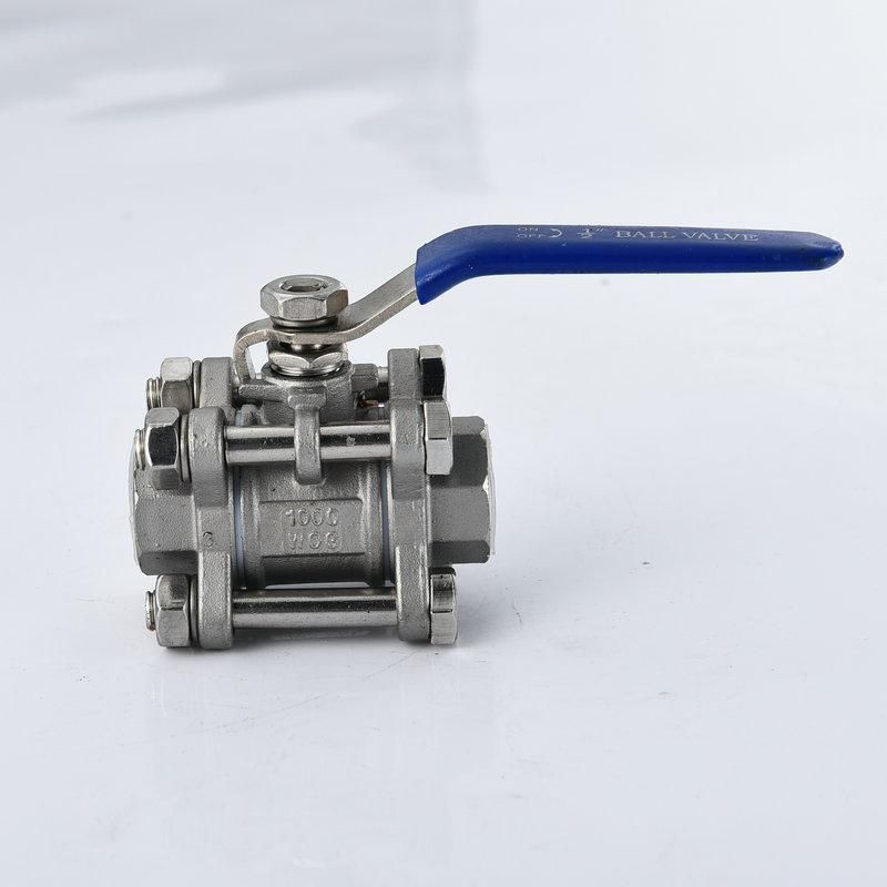 Factory Supply 304 Stainless Steel Threaded Ball Valve One Piece Two-Piece Three-Piece Ball Valve Threaded Threaded Ball Valve