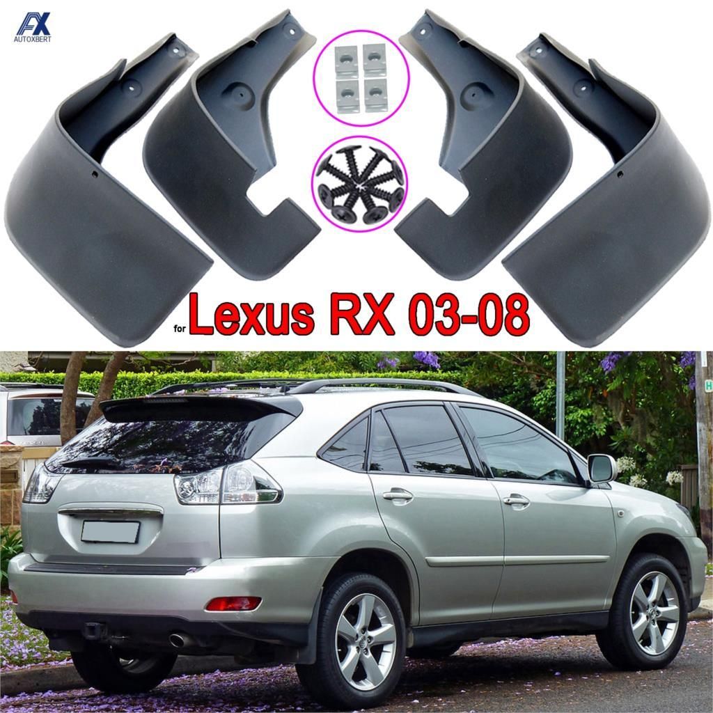 Car Mudguard for Lexus Harrier RX300 RX330 RX350 RX400h XU30 2003 2008 Fender Guard Flap Sp Mudguard 2004 2005 2006 2007