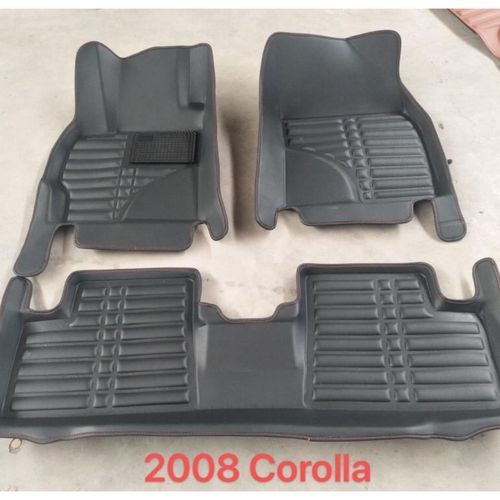 COROLLA 2008-2012 BLACK 3D CUSTOMISED LEATHER MAT