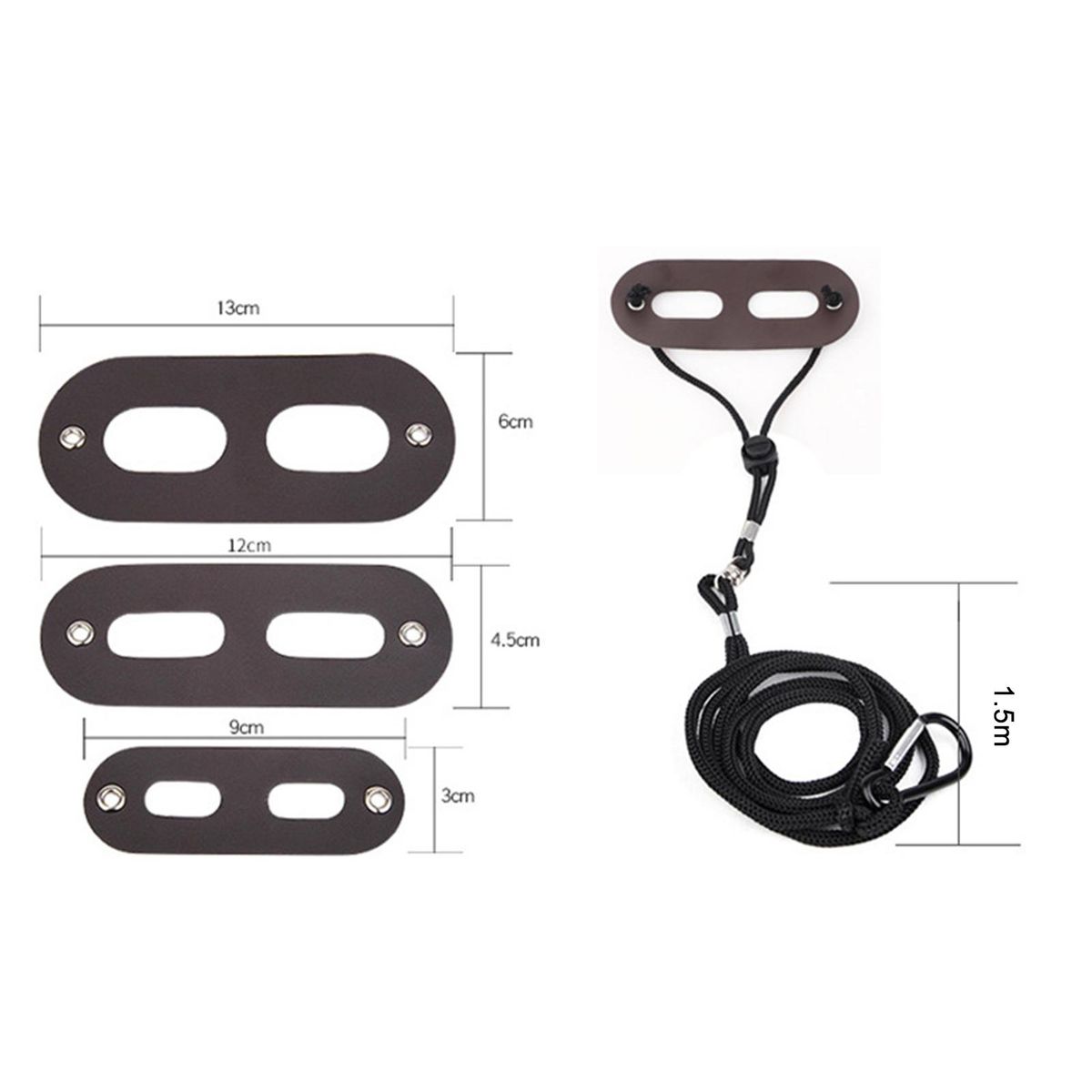1 Set Pet Leash Lizard Traction Rope Reptile Amphibian Leash Brown