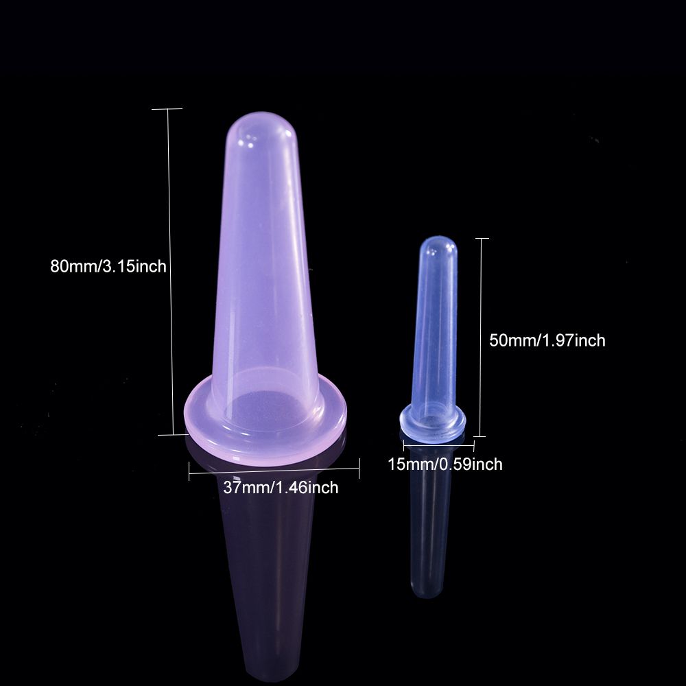 Kit 4Pcs Body Therapy Cups Beauty Massage D1055 Massager Vacuum Silicone With Bag Set Suction Cellulite Cupping Cups