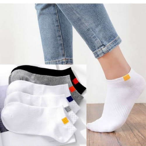 Cotton Low Cut Ankle Socks For Men 5 Pair-in-1