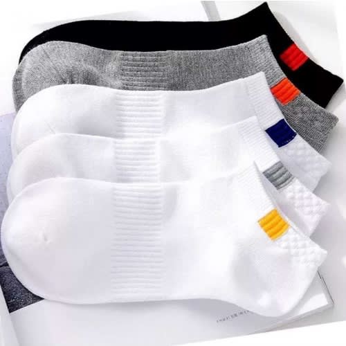 Cotton Low Cut Ankle Socks For Men 5 Pair-in-1