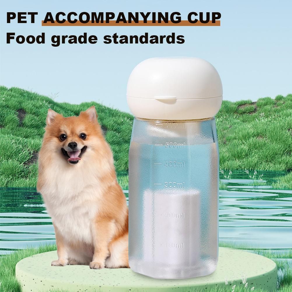 Portable Pet Water Bottle 600ML Large Capacity Dog Water