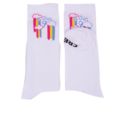 Creex Cloud9 Crew Socks - White