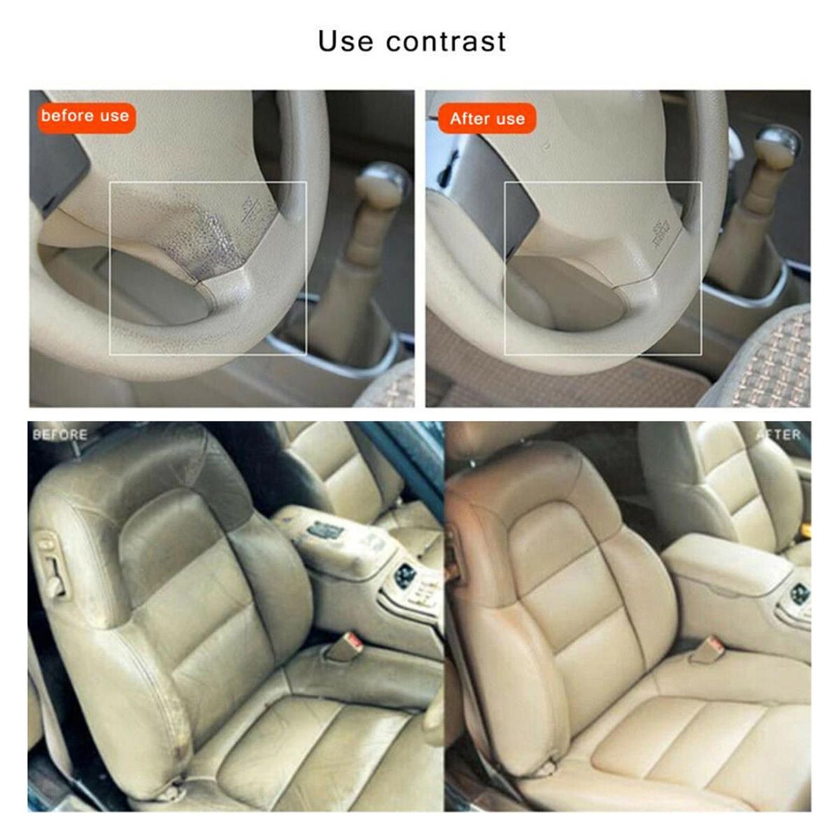 OUHOE 30ml Multifunctional Car Interior Cleaning Agent Automobile Dry Cleaning Detergent