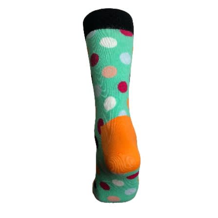 Unisex Multicolored Revicena Polka Dots Socks - Mint Green