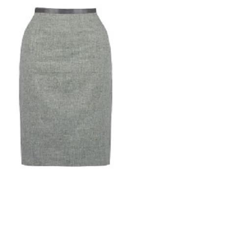 Grey and Silver Skirt with Satin Tape