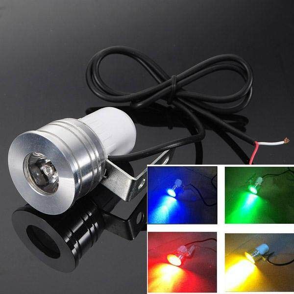 4 Pcs 12V Motorcycle Car Truck Van Bicycle Boat Off Road Green LED CREE Day Spot Light (Green)