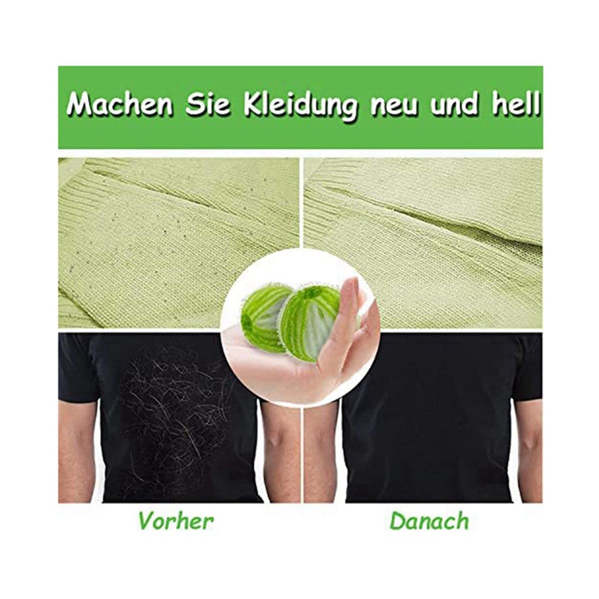Pet Hair Remover Washing MachineReusable Lint Balls Laundry Ball for the Washing Machine Green