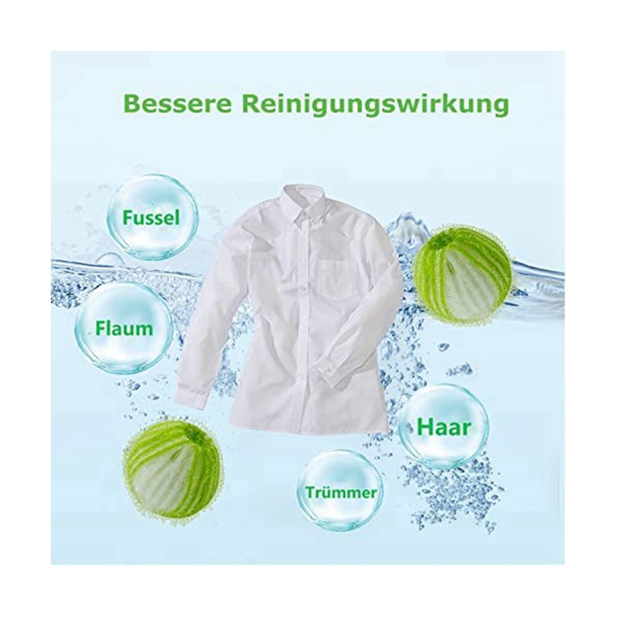 Pet Hair Remover Washing MachineReusable Lint Balls Laundry Ball for the Washing Machine Green