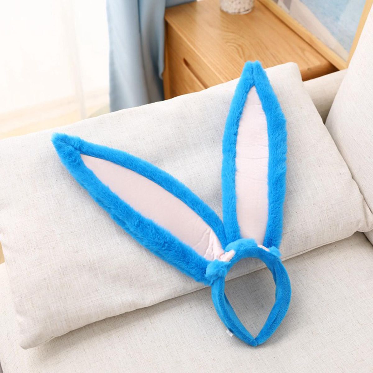 Bunny Headband Halloween Headwear Costume Accessories Blue