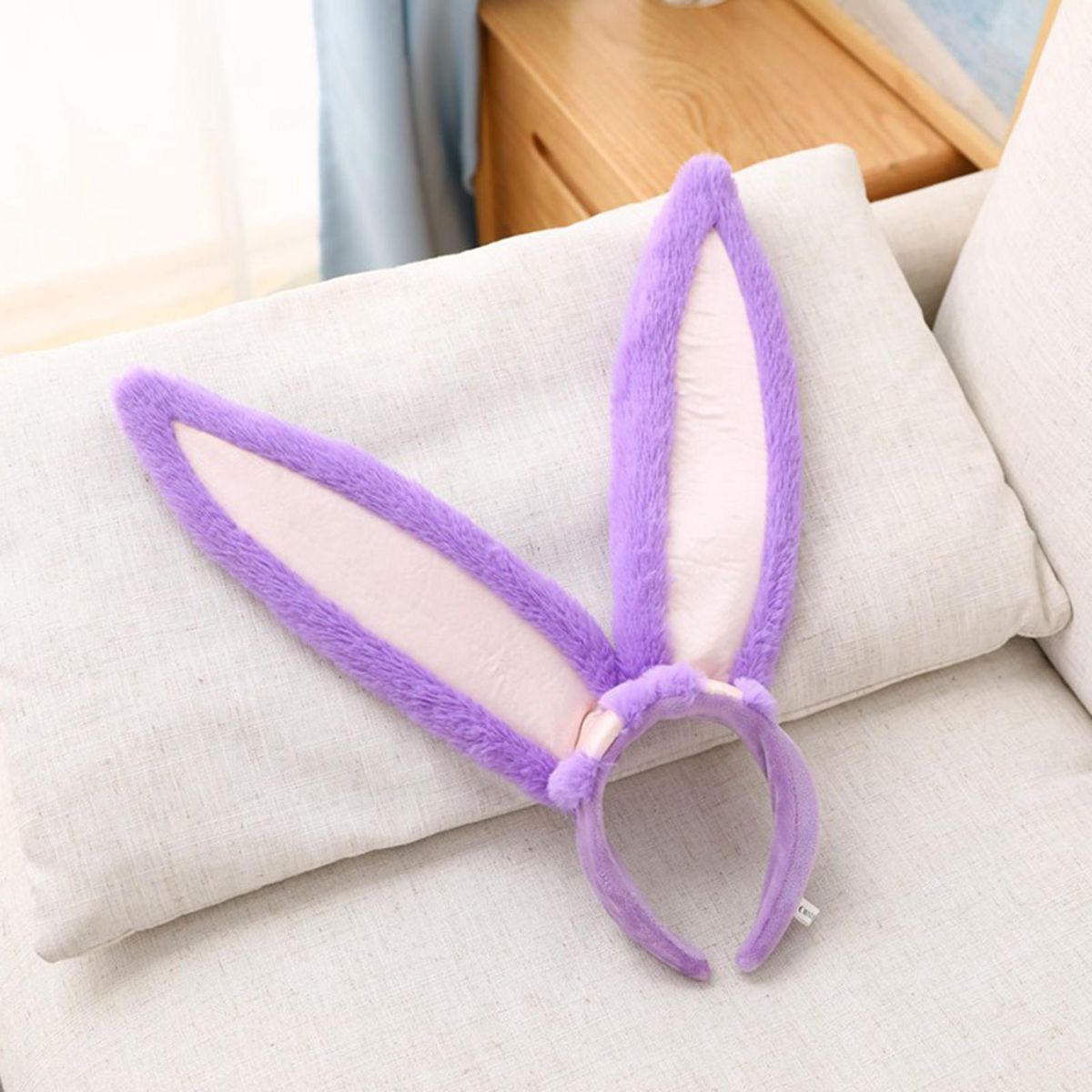 Bunny Headband Halloween Headwear Costume Accessories Purple