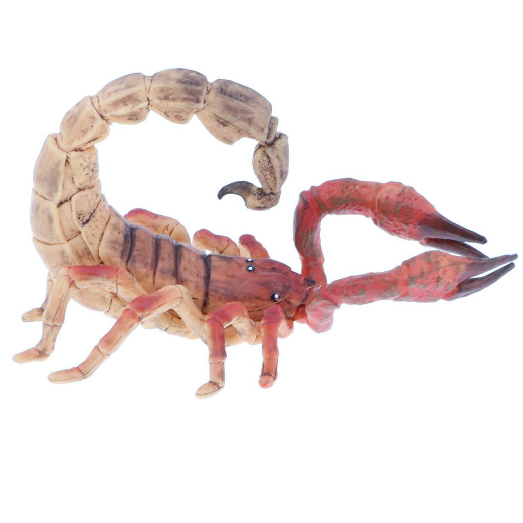 Simulation Yellow Scorpion Wild Animal Model Kids Learning Toy Party
