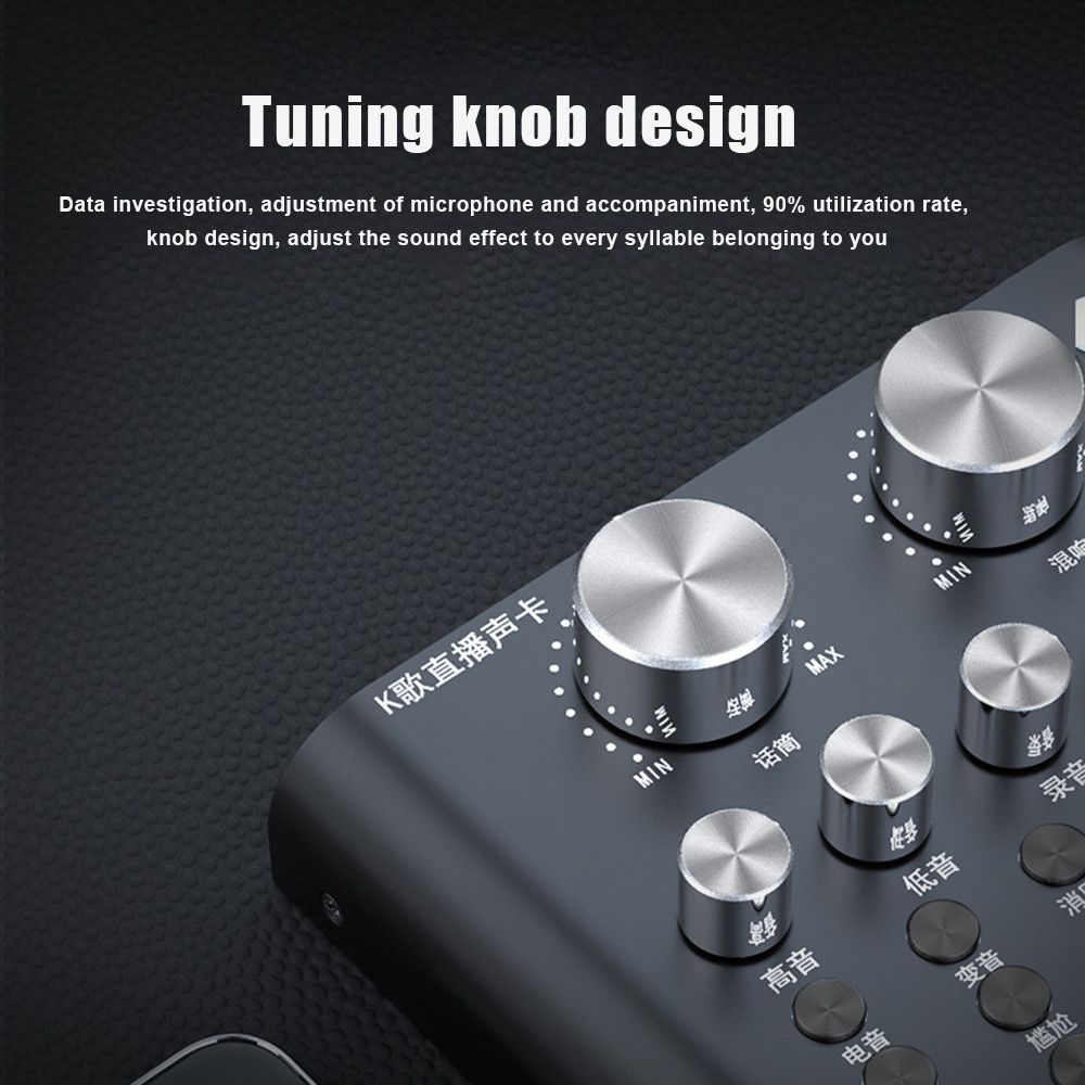V8a2 Sound Card Set Mobile Desktop Computer Singing Live Special Equipment