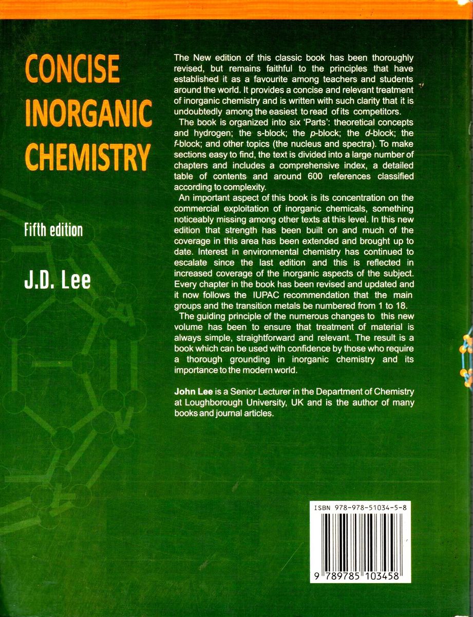 Concise Inorganic Chemistry