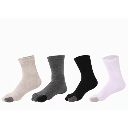 Five Toes Running Socks - Black
