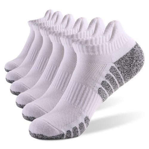 6 Pairs Sports Ankle Socks Athletic Low-cut Socks Thick