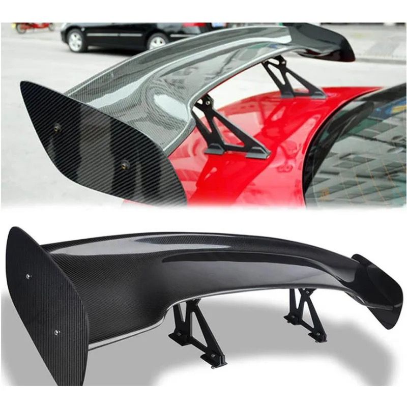 GT Style ABS Black Spoiler Wing Universal For Sedan Saloon