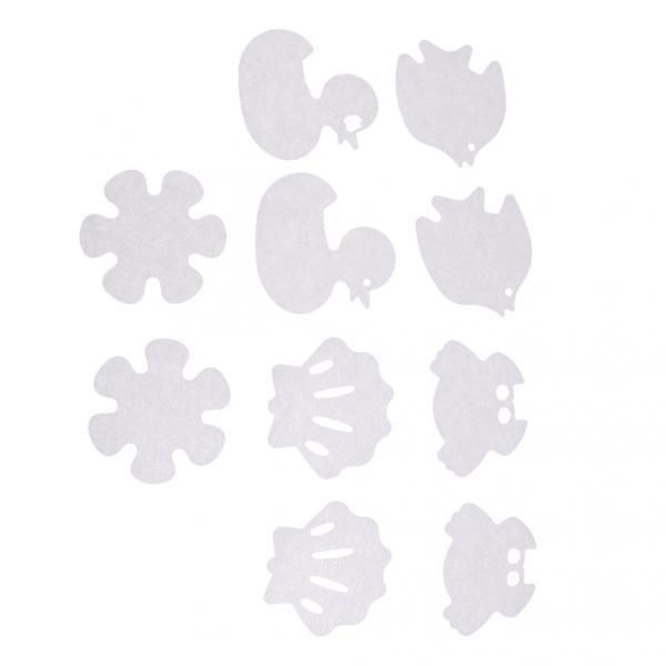 Cartoon Safety Bath 30pcs Rolling Slip Strips Bathtub Appliques