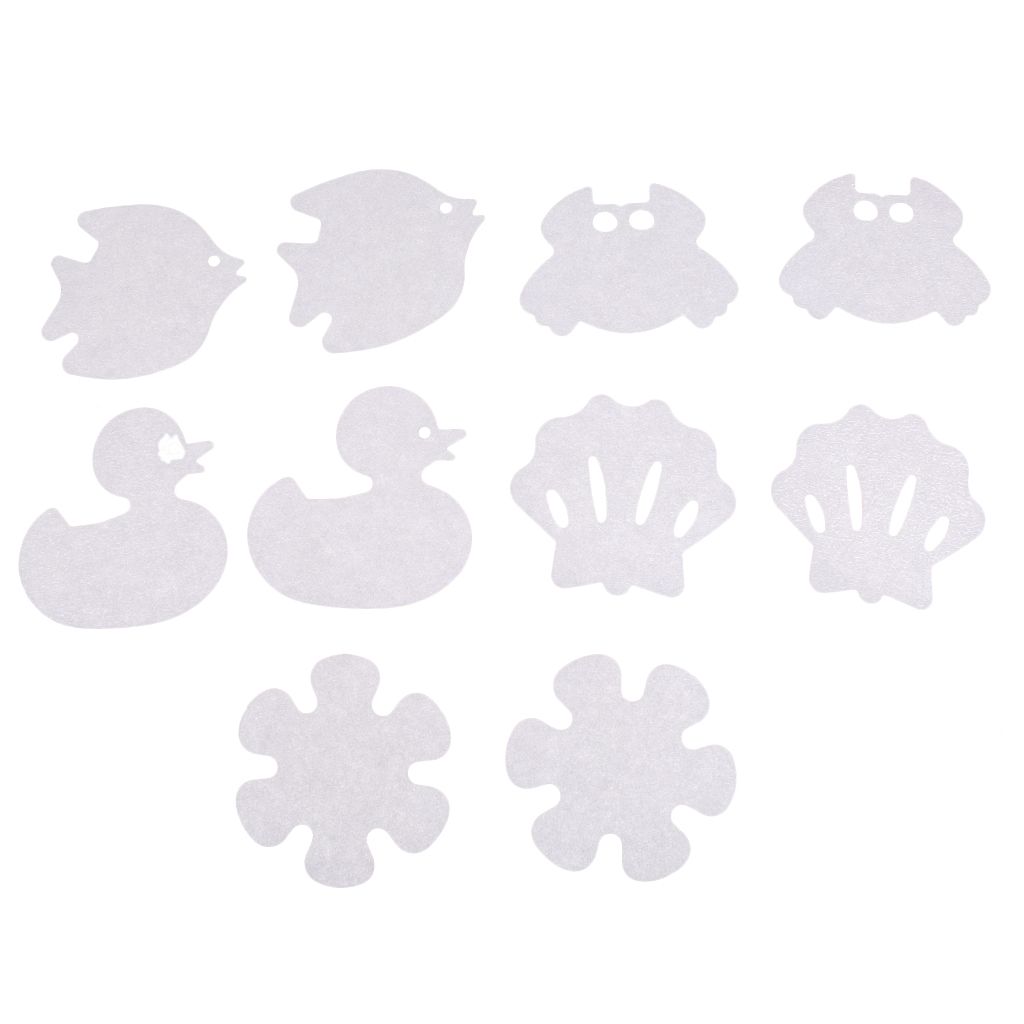 Cartoon Safety Bath 30pcs Rolling Slip Strips Bathtub Appliques