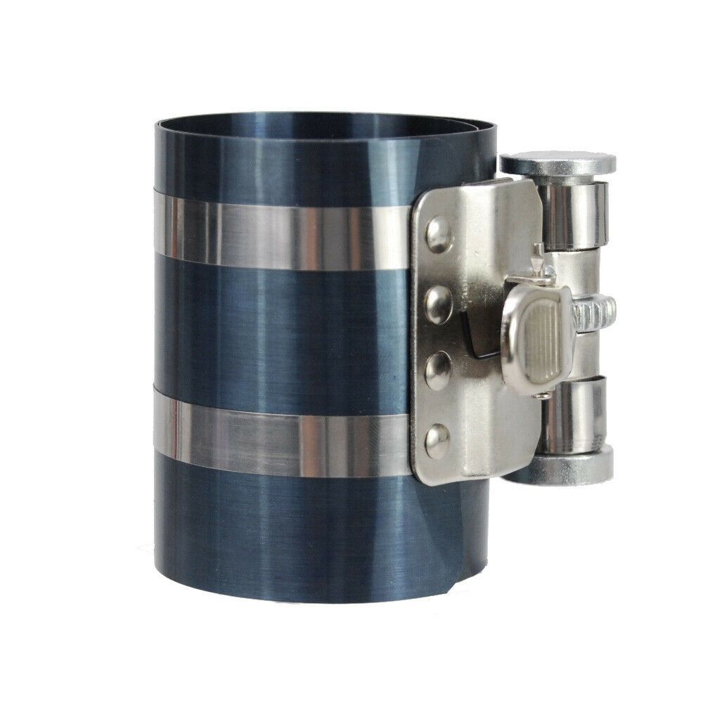 2Pcs Ratchet Style Piston Ring Compressor And Piston Ring