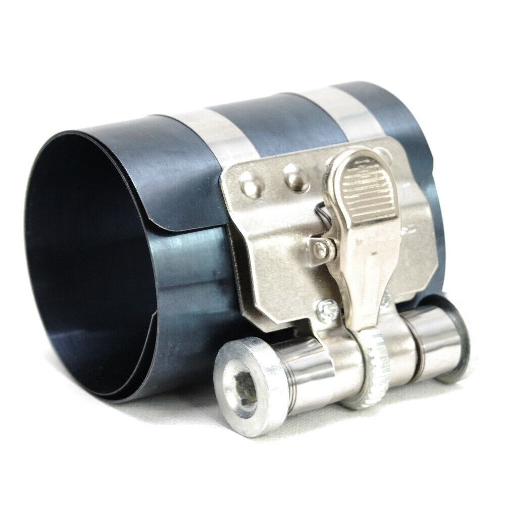2Pcs Ratchet Style Piston Ring Compressor And Piston Ring