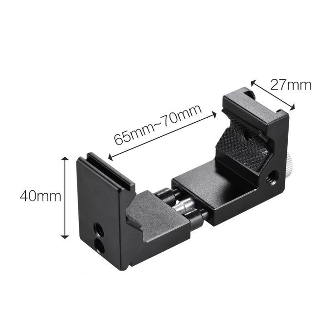 Phone Tripod Mount Clamp Universal Phone Holder Clip With
