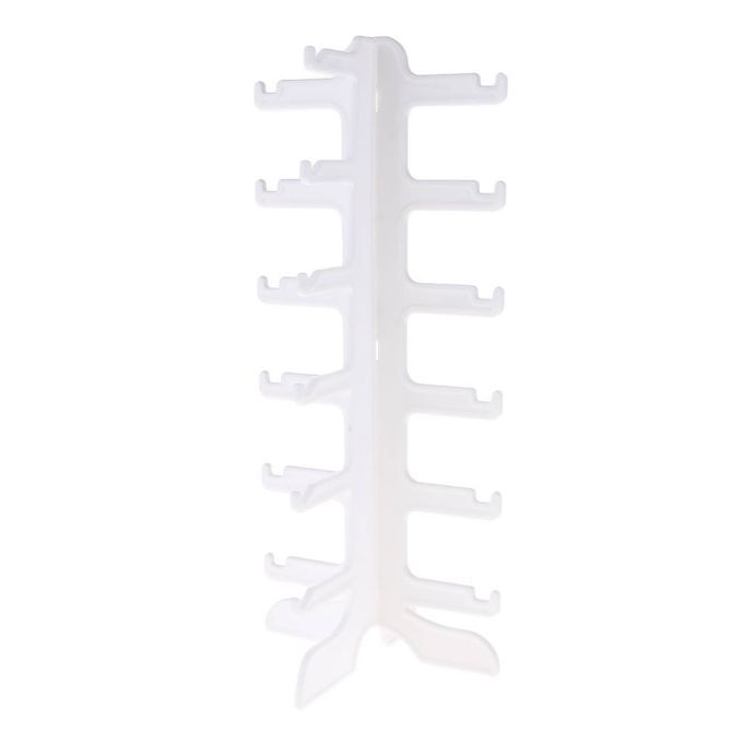 Sunglass Display Show Case Rack Shelf Eye Glasses Show Stand White