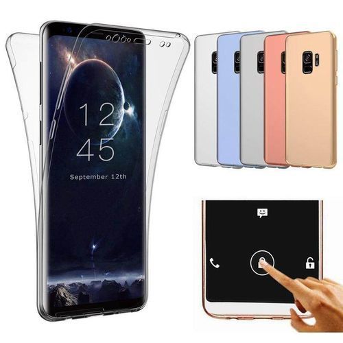 Full Body Front & Back Cover Clear Touch Screen Protective Case For Samsung Galaxy S9 Plus Transparent S9 Plus