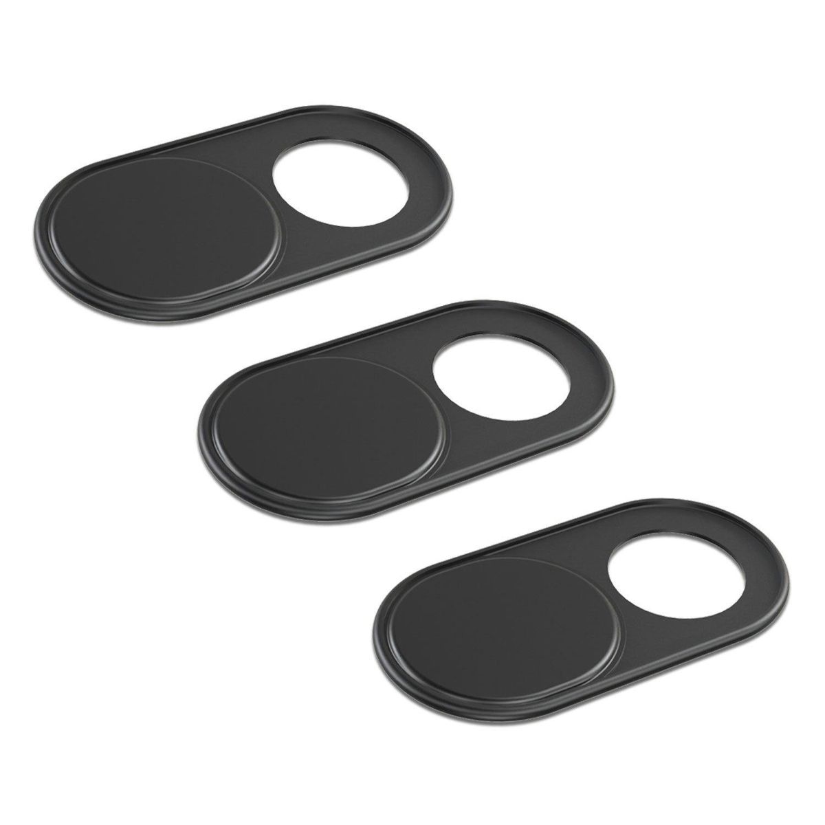 Webcam Covers (3 Pack), 0.7mm Ultra Thin Web Camera Cover Blocker for Mobile Phone, Laptop, Computer, Macbook, iMac, Notebook, Tablet, Monitors, Protect Your Privacy and Security