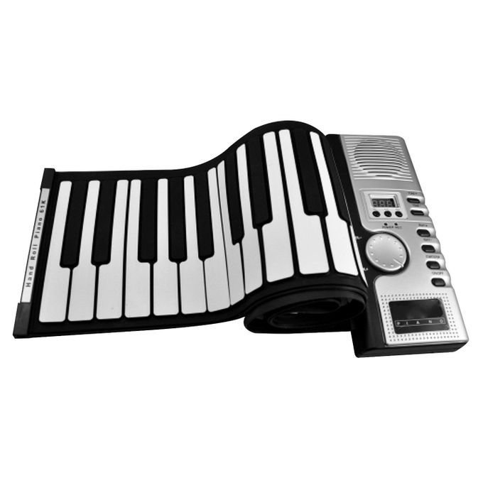 Roll Up Keyboard Piano, 4 Modes 61 Keys Portable Piano Electric Digital Musical Educational Instruments