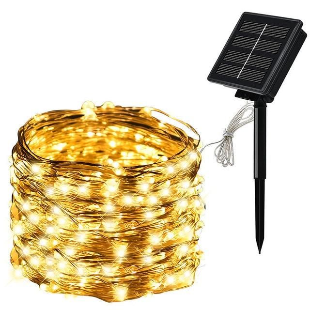 Solar Led Outdoor Waterproof Festoon Lamp Solar Garden Christmas Lights