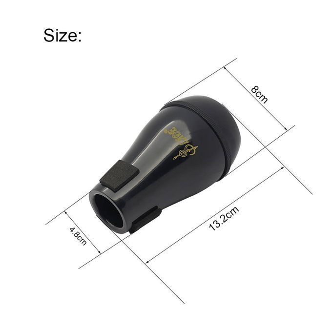 Alto Tenor Trombone Sordino Straight Mute Parts For Trombone Black