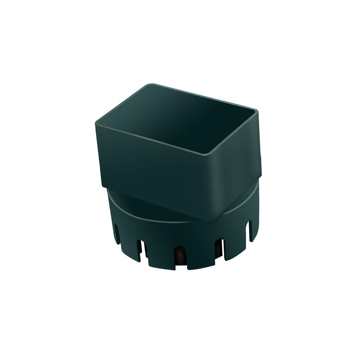 Downspout Connector Roof Rain Gutter to Downspout Adapter Green