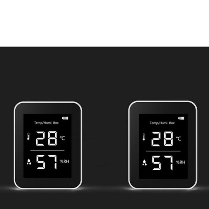Temperature Humidity Air Dete Tor Air Qu Ty Monitor Digital PM2.5 Dete Tor-white