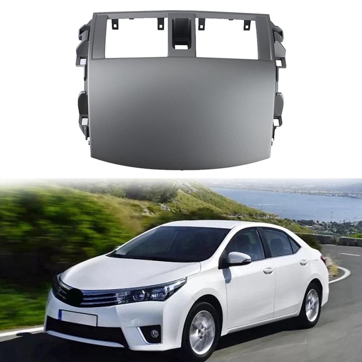 Car Dashboard Air Conditioning Outlet Panel Grille Cover for Toyota Corolla Altis 2008-2013