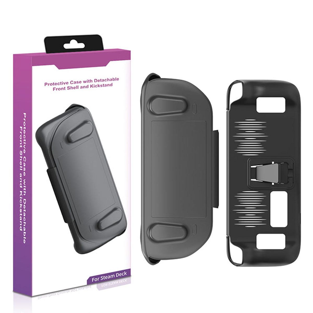 Full Wrap Slim Case Removable Face Cover Drop And Dust Proof Case For Steam Deck