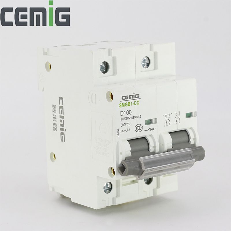 2P DC 500V Circuit Breaker MCB 80A To 125A For Solar System
