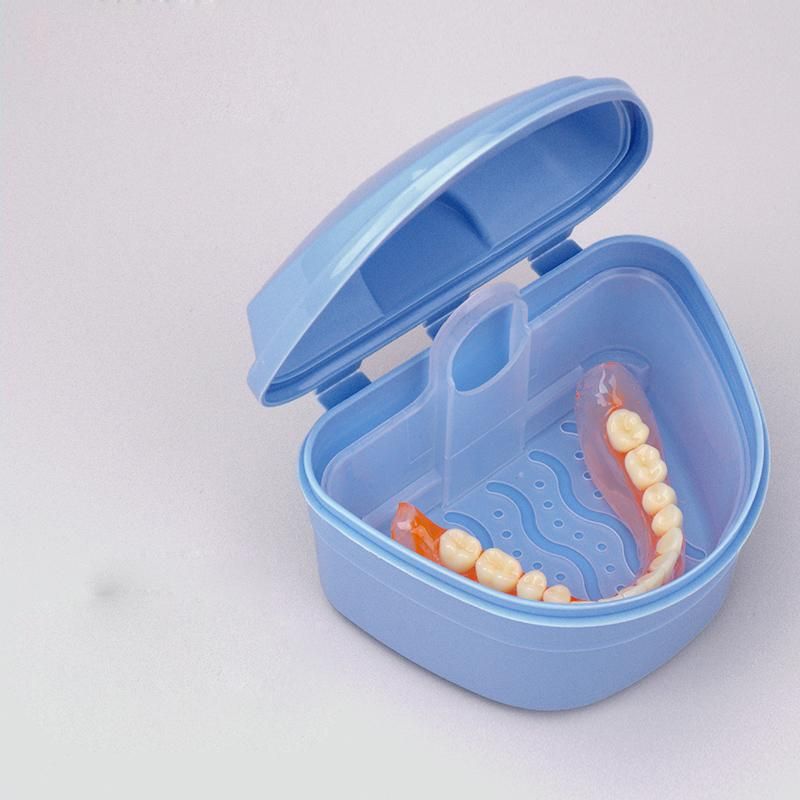 Y-Kelin High Capacity Denture Care Box and Brush Used To Store Dentures Oral Cleaning  Nursing Appliances Support Dropshop