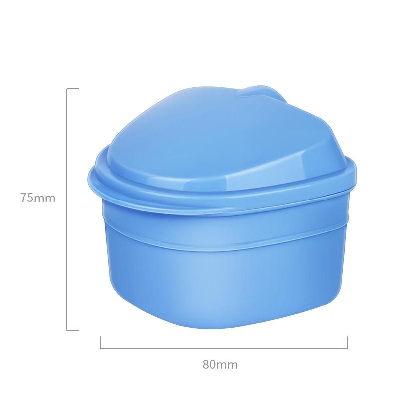 Y-Kelin High Capacity Denture Care Box and Brush Used To Store Dentures Oral Cleaning  Nursing Appliances Support Dropshop