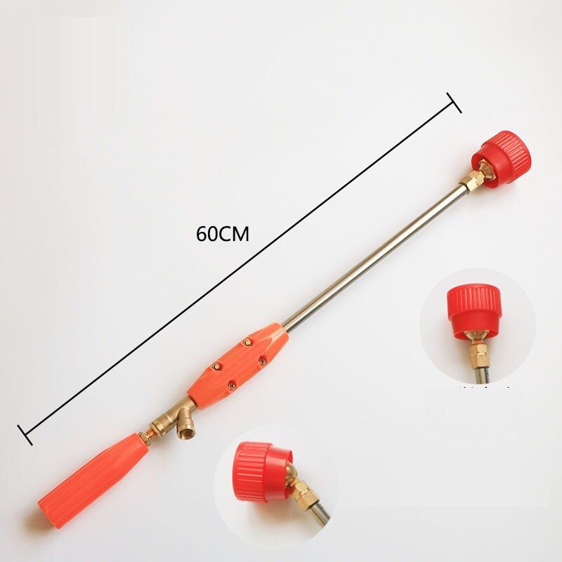 60cm Spray Gun High Pressure Trees Sprayer Copper Nozzle Atomizing Electric Sprayer Fittings Mist Projector Waterproof High Fog E