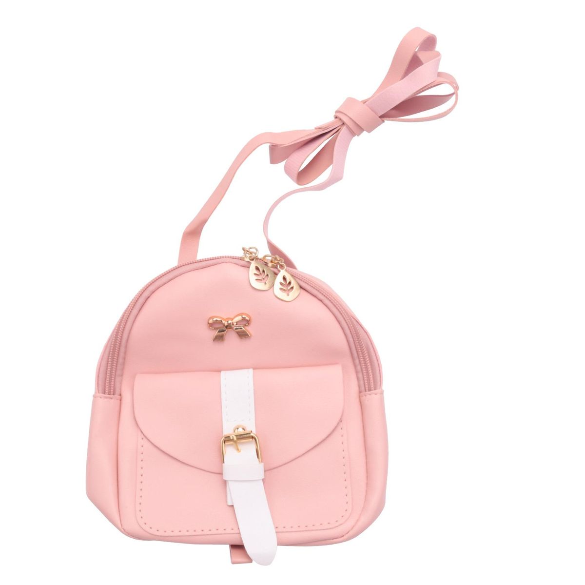 Mini Backpack Small Diagonal Bag Leather Backpack Cute Bow Backpack Ladies Wallet