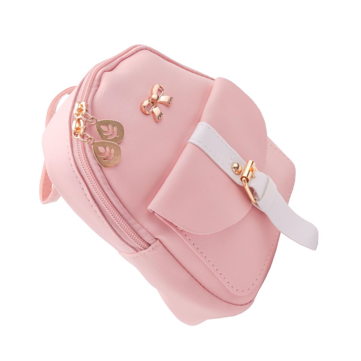 Mini Backpack Small Diagonal Bag Leather Backpack Cute Bow Backpack Ladies Wallet