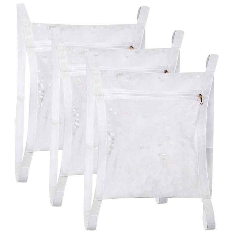 3 Pcs Sneaker Wash&Dry Net Bag for Dryer,Honey C
